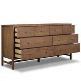 Sullivan 8 Drawer Dresser, Saddle Tan by Four Hands-Furniture - Bedroom-High Fashion Home