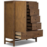 Sullivan Chest, Saddle Tan by Four Hands-Furniture - Bedroom-High Fashion Home