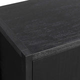Sullivan Media Console, Black Acacia by Four Hands-Furniture - Storage-High Fashion Home