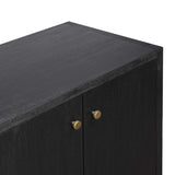 Sullivan Media Console, Black Acacia by Four Hands-Furniture - Storage-High Fashion Home