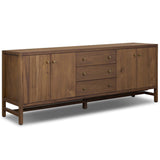 Sullivan Media Console, Saddle Tan by Four Hands-Furniture - Storage-High Fashion Home