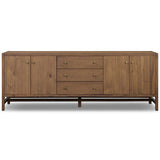 Sullivan Media Console, Saddle Tan by Four Hands-Furniture - Storage-High Fashion Home