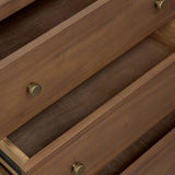 Sullivan Media Console, Saddle Tan by Four Hands-Furniture - Storage-High Fashion Home