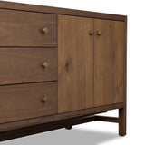 Sullivan Media Console, Saddle Tan by Four Hands-Furniture - Storage-High Fashion Home