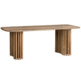 Sullivan Rectangular Dining Table, Natural-Furniture - Dining-High Fashion Home
