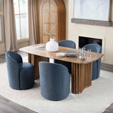 Sullivan Rectangular Dining Table, Natural-Furniture - Dining-High Fashion Home