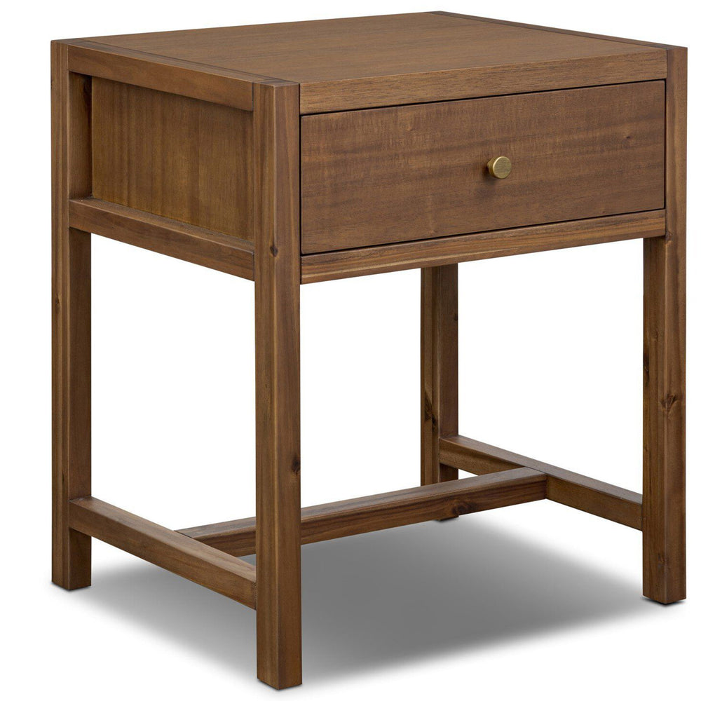 Sullivan Small Nightstand, Saddle Tan by Four Hands-Furniture - Bedroom-High Fashion Home