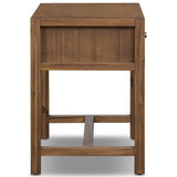 Sullivan Small Nightstand, Saddle Tan by Four Hands-Furniture - Bedroom-High Fashion Home