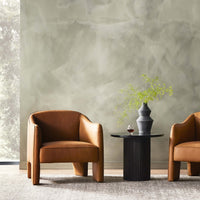Sully Leather Chair, Cognac