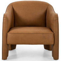 Sully Leather Chair, Cognac