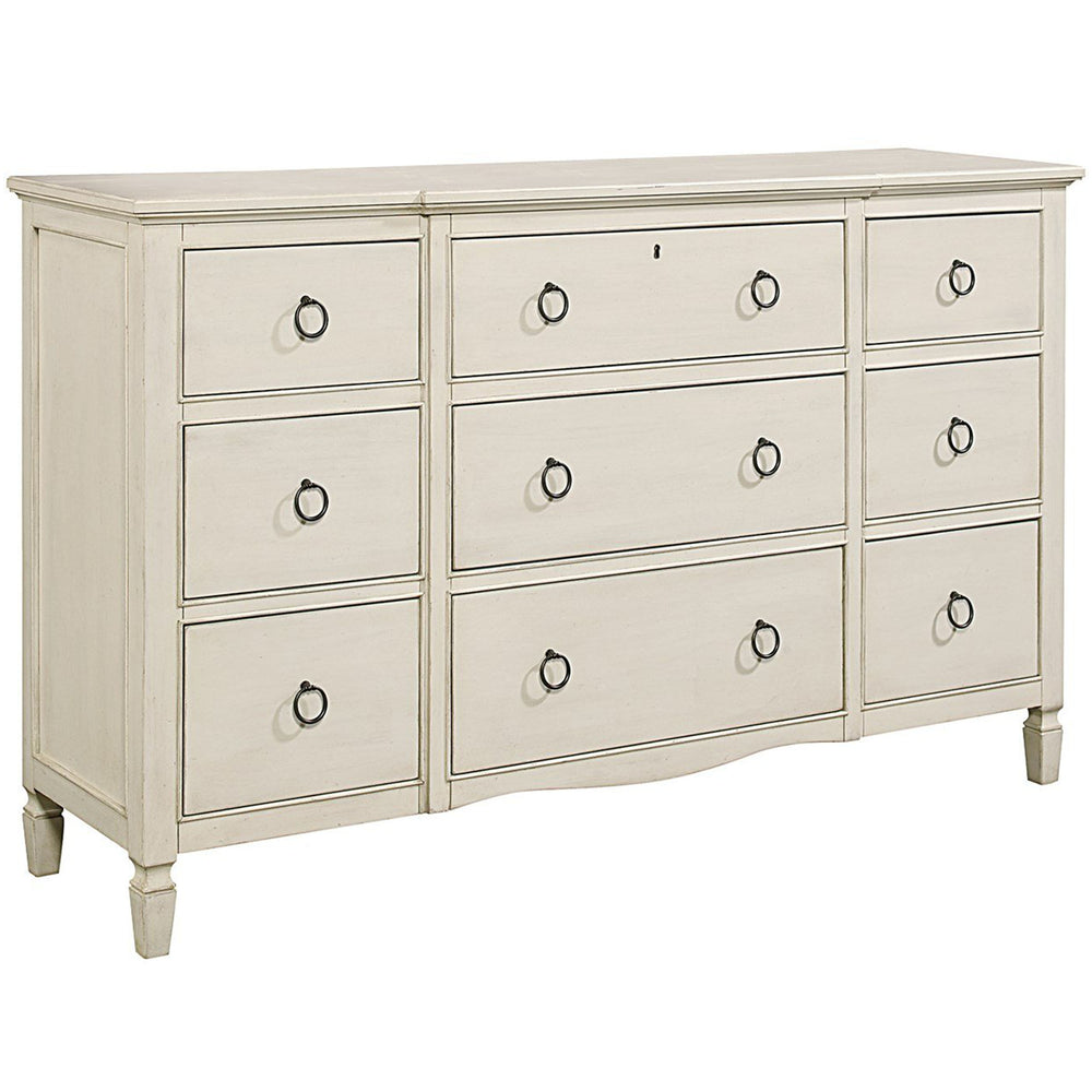 Summer Hill 9 Drawer Dresser, Cotton-Furniture - Bedroom-High Fashion Home