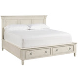 Summer Hill Storage King Bed, Cotton-Furniture - Bedroom-High Fashion Home