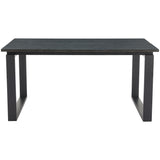 Sundar Dining Table, Black-Furniture - Dining-High Fashion Home