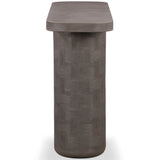 Suraya 55" Outdoor Console Table, Dark Umber