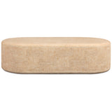 Suraya Coffee Table, Faux Travertine