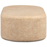 Suraya Coffee Table, Faux Travertine