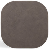 Suraya Outdoor Side Table, Dark Umber