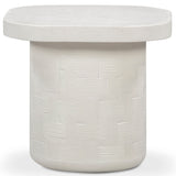 Suraya Outdoor Side Table, Ivory