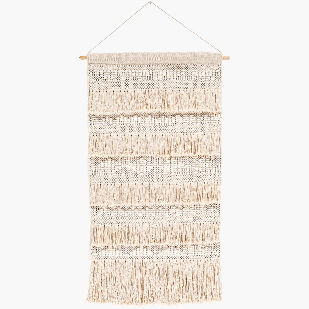 Surya Livabliss Wall Hanging Helena HNA-1000, Ivory/Beige