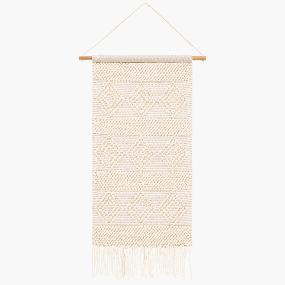 Surya Livabliss Wall Hanging Hygge HYG-1002, Off-White