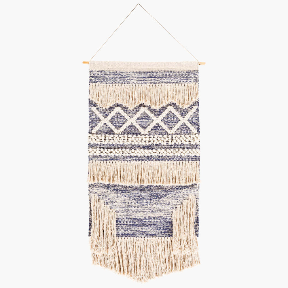 Surya Livabliss Wall Hanging Sedona SDN-1000, Navy/Beige