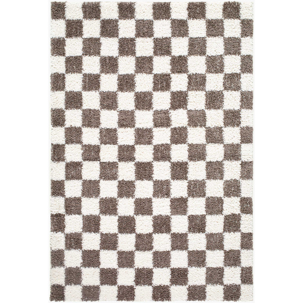 Surya Lovebliss Rug Czechia CZE-2301, Charcoal Checker