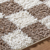 Surya Lovebliss Rug Czechia CZE-2301, Charcoal Checker