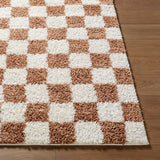 Surya Lovebliss Rug Czechia CZE-2302, Orange Checker