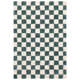 Surya Lovebliss Rug Czechia CZE-2303, Teal Checker