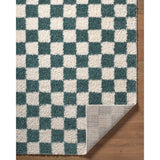 Surya Lovebliss Rug Czechia CZE-2303, Teal Checker