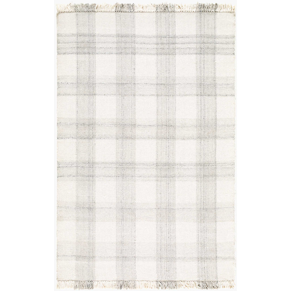 Surya Lovebliss Rug Ecosse ESC-2301, Off-White Plaid