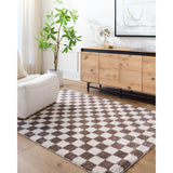 Surya Lovebliss Rug Fossay Shag FSG-2328, Brown/Ivory