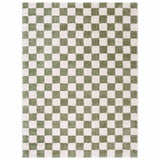 Surya Lovebliss Rug Fossay Shag FSG-2330, Green/Ivory