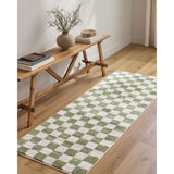 Surya Lovebliss Rug Fossay Shag FSG-2330, Green/Ivory