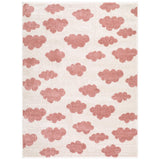 Surya Lovebliss Rug Fossay Shag FSG-2349, Rose/Ivory