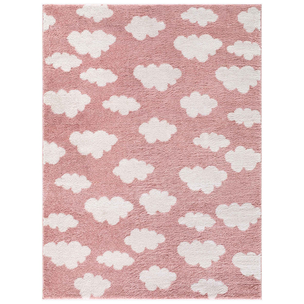 Surya Lovebliss Rug Fossay Shag FSG-2350, Rose/Ivory