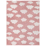 Surya Lovebliss Rug Fossay Shag FSG-2350, Rose/Ivory