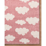 Surya Lovebliss Rug Fossay Shag FSG-2350, Rose/Ivory