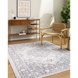 Surya Lovebliss Rug Odeon EDOD-2305, Gray/Ivory