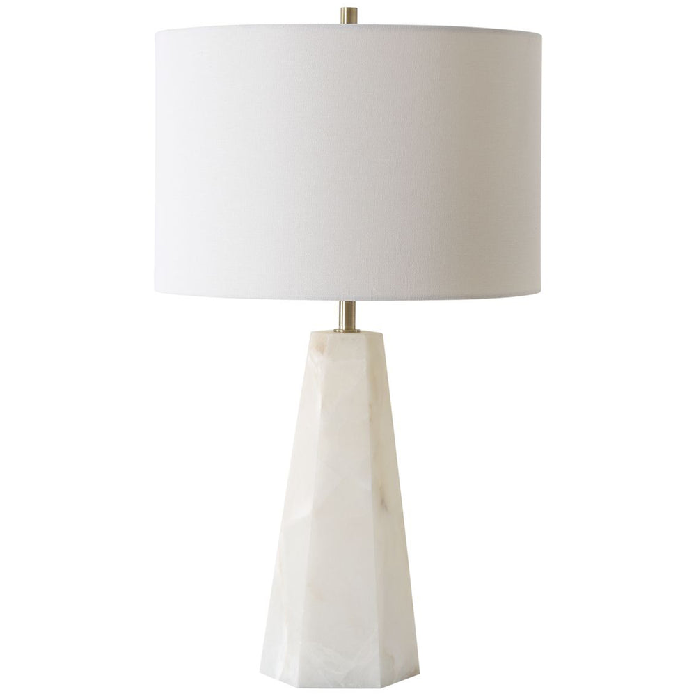 Suzie Table Lamp, Cream Marble-Lighting-High Fashion Home