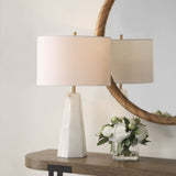 Suzie Table Lamp, Cream Marble-Lighting-High Fashion Home
