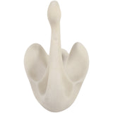 Swan Statuary, White-Accessories-High Fashion Home
