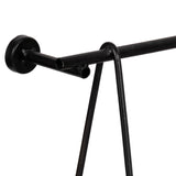 Swing-Like Wall Shelves, Black/Brown, Set of 2