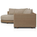 Sylvan 2 Piece Outdoor LAF Sectional, Dove Taupe