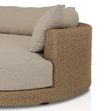 Sylvan 2 Piece Outdoor RAF Sectional, Dove Taupe