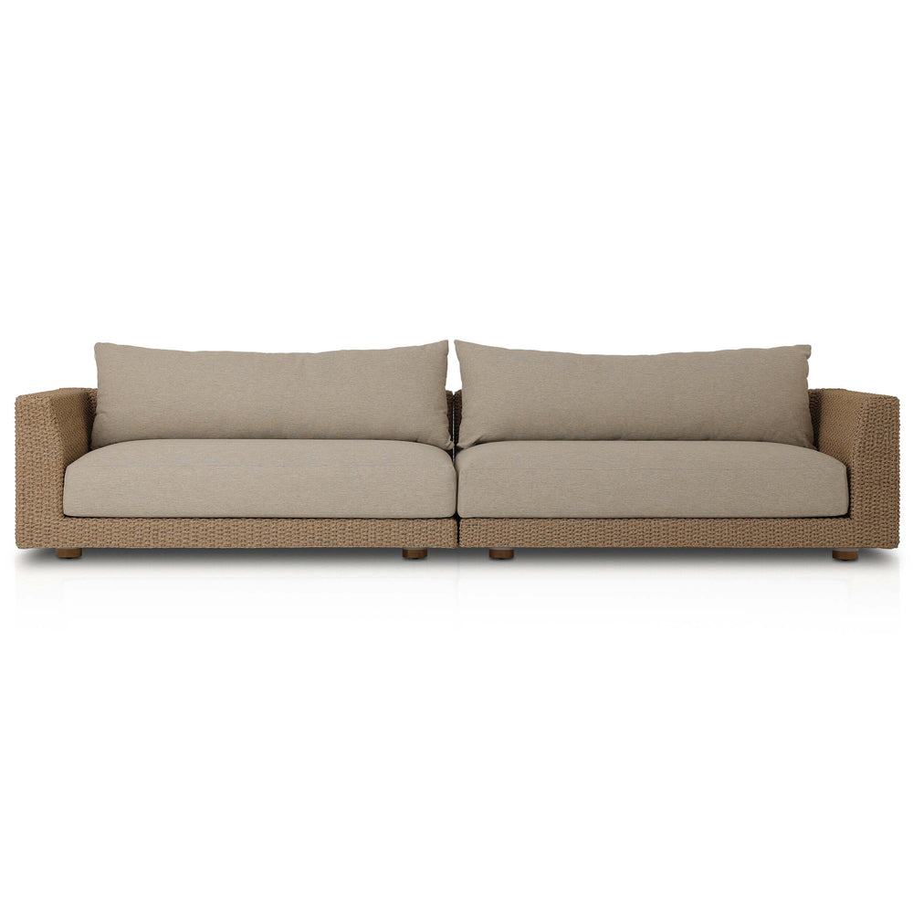 Sylvan 2 Piece Outdoor  Sectional, Dove Taupe