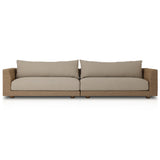 Sylvan 2 Piece Outdoor  Sectional, Dove Taupe
