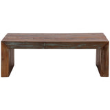 Sylvan Coffee Table, Distressed Medium Brown-Furniture - Accent Tables-High Fashion Home