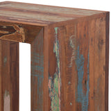 Sylvan Side Table, Distressed Medium Brown-Furniture - Accent Tables-High Fashion Home