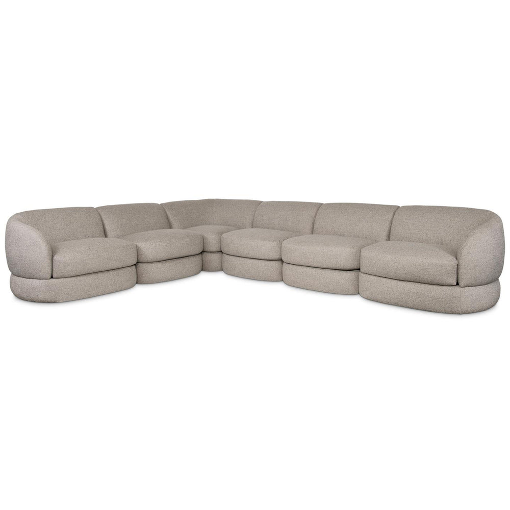 Sylvio 6 Piece Sectional, 1614-100-Furniture - Sofas-High Fashion Home